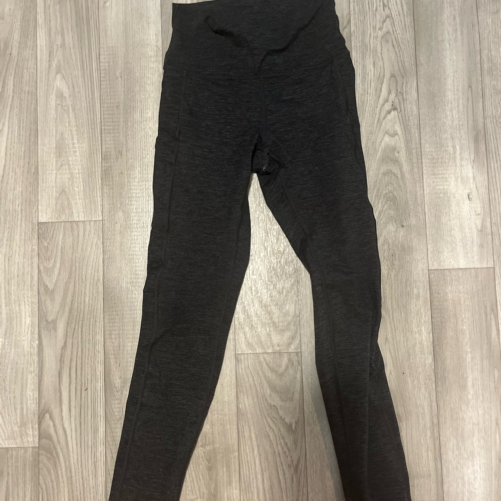 High-Waist Black Active Leggings Offline small